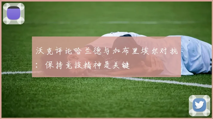 沃克评论哈兰德与加布里埃尔对抗：保持竞技精神是关键
